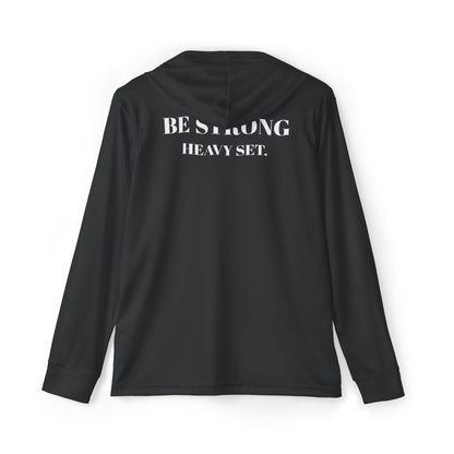 Be Strong Heavy Set Sports Warmup Hoodie